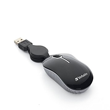 Verbatim Mini Travel Optical Mouse Commuter Series, Black (98113)