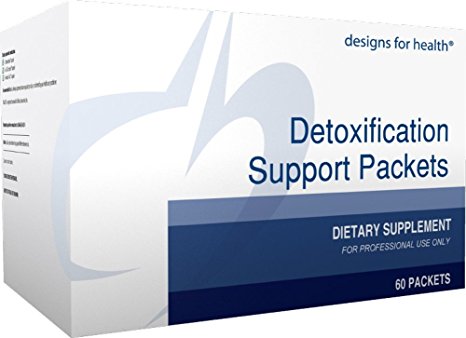 Designs for Health - Detoxification Support Packets - 3-Part Easy Herbal   Essential Nutrient Detox   Liver Support, 60 Packets