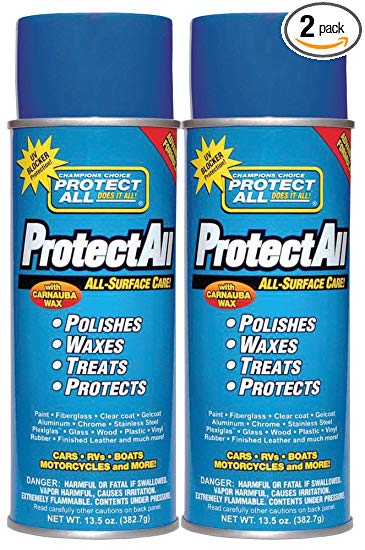Protect All 62015-02 All Surface Cleaner and Polish Aerosol, 13.5 fl. oz., 2 Pack