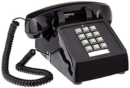 Cortelco Desk Phone, Black (250000-VBA-20M)
