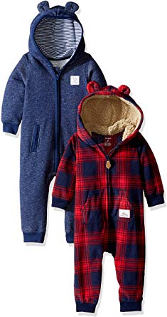Carter's Baby Boys' One Piece Rompers (Pack of 2)
