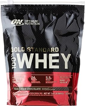 Optimum Nutrition 100% Gold Standard Whey Protein Powder Double Rich Chocolate 1.5lbs