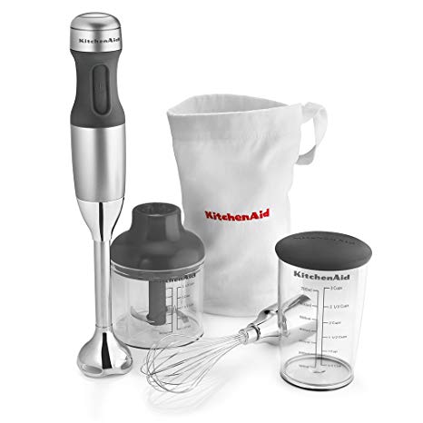 KitchenAid 3-Speed Immersion Blender, Contour Silver