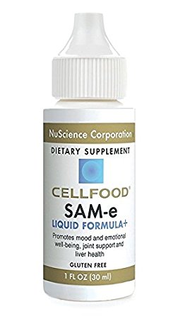 Cellfood Sam-e Liquid Formula  , 1 oz. - Superior Absorption, Helps Support Healthy Mood Levels, Joint and Liver Health - Gluten Free, GMO Free