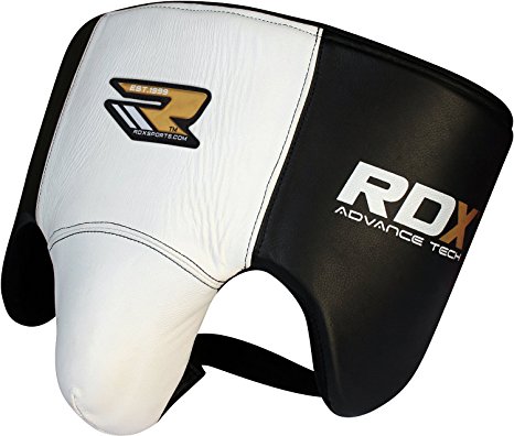 RDX Cow Hide Leather MMA Abdo Guard Groin Cup Adult Boxing Abdominal Protector Muay thai Jock Strap