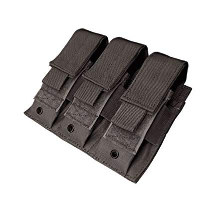 Condor MA52 Triple Pistol Mag Pouch (Black)