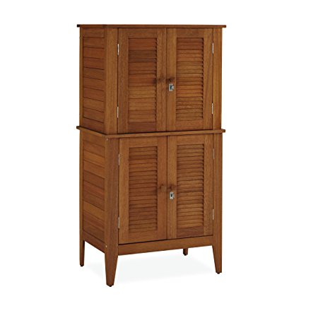 Home Styles Montego Bay Outdoor Multi-Purpose Storage Cabinet, Four Door