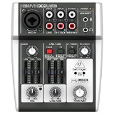 Behringer 302USB Premium 5-Input Mixer with XENYX Mic Preamp and USBAudio Interface
