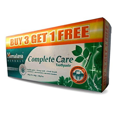 Himalaya Herbals Complete Care Toothpaste - 4x100 g (Buy 3 Get 1 Free)