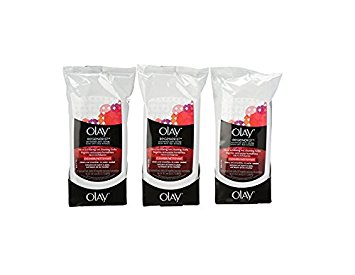 Olay Regenerist Micro-Exfoliating Wet Cleansing Cloths 30 Count (Pack of 3)