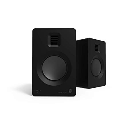 Kanto TUK Powered Speakers with Headphone Out, Built-in USB DAC, Dedicated RCA with Phono Pre-amp, Bluetooth 4.2 with aptX HD & AAC | AMT Tweeter and 5.25" Aluminum Driver | 130W Peak RMS, Matte Black