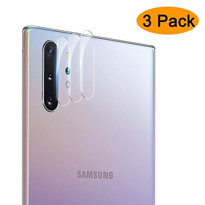 Camera Lens Protector for Samsung Galaxy Note 10 /Note 10  Plus, [3 Pack] Camera Flexible Glass Protector for Samsung Galaxy Note 10/ Note 10   Plus, (Ultra Thin, Anti-Scratch,Bubble-Free)