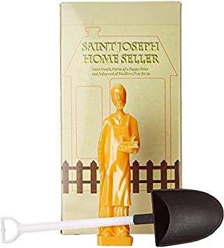 DOZENEGG Saint Joseph Authentic Statue Home Seller Kit with Prayer Card and Instructions
