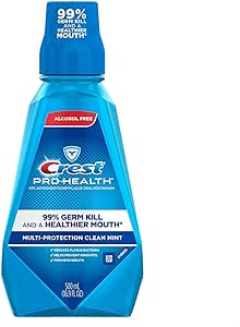 Crest Pro Health Mnt(500m Size 16.9z Crest Pro Health Mint Mouth Rinse, Alcohol Free