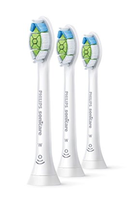 Philips Sonicare DiamondClean replacement toothbrush heads, HX6063/65, BrushSync technology, White 3-pk