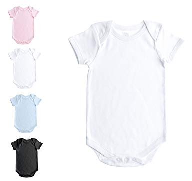 Baby Jay Short Sleeve Onesie For Babies and Toddlers - Premium Soft Cotton Bodysuit For Boys and Girls