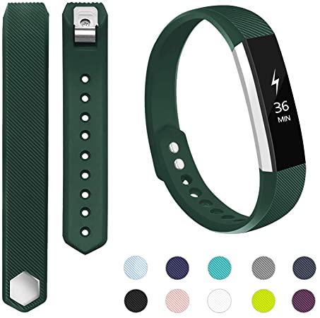 POY Compatible Bands Replacement for Fitbit Alta/Fitbit Alta HR, Adjustable Sport Wristbands for Women Men