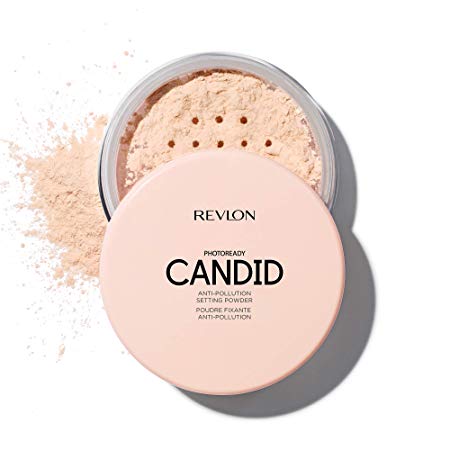 Revlon PhotoReady Candid Setting Powder, with Anti-Pollution, Antioxidant Ingredients, without Parabens, Pthalates and Fragrances; Shade Light.34 Fluid Oz