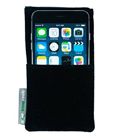 Cell Phone Anti-Radiation Case (For Phones up to 5 inches high and 2.5 inches wide) Black