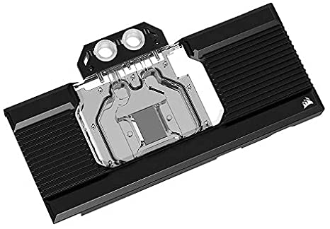 CORSAIR Hydro X Series XG7 RGB 30-Series Reference GPU Water Block (3090, 3080 Ti, 3080) - Fits 30  Reference Design NVIDIA® GeForce RTX™ (3090, 3080 Ti, 3080) Models