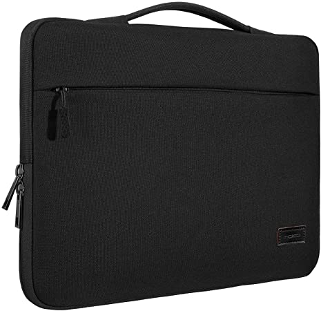 MoKo 13-13.3 Inch Laptop Sleeve Case Compatible with MacBook Air 13-inch Retina, MacBook Pro 13", HP Dell Acer Lenove Notebook Computer, Protective Carrying Bag with Pocket, Black