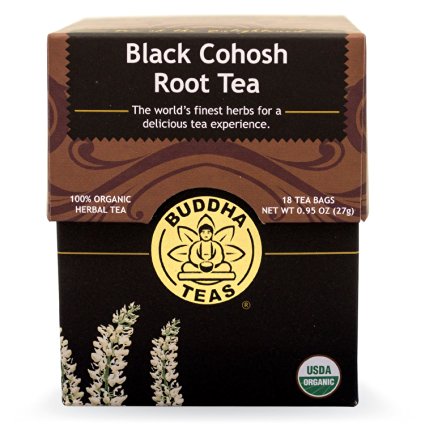 Black Cohosh Root Tea - Organic Herbs - 18 Bleach Free Tea Bags