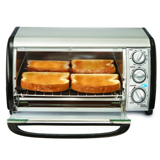 Bella 14326 4-Slice Toaster Oven - Toast, Bake, Broil, and More