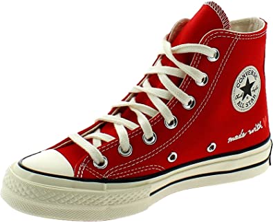 Converse All Star Hi 70s Trainers University Red Egret Love - 6 UK