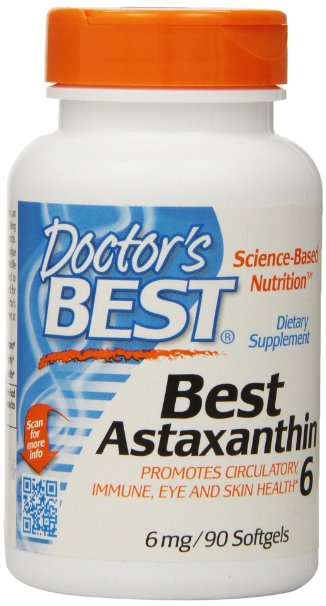 Doctors Best Best Astaxanthin Softgels 6 mg 90 Count