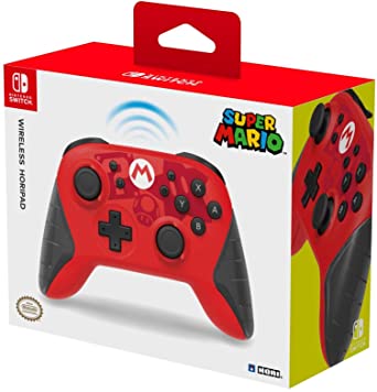 HORI Nintendo Switch Wireless HORIPAD Mario Edition Rechargeable Controller - Nintendo Switch