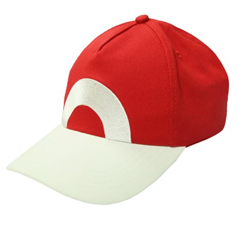 Pokemon Ash Ketchum Cosplay Costume Hat Cap Coslive