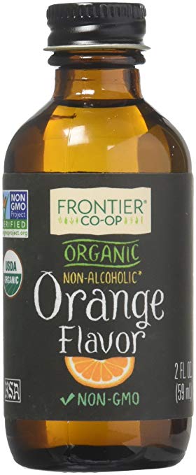 FRONTIER Organic Orange Flavor, 2 FZ