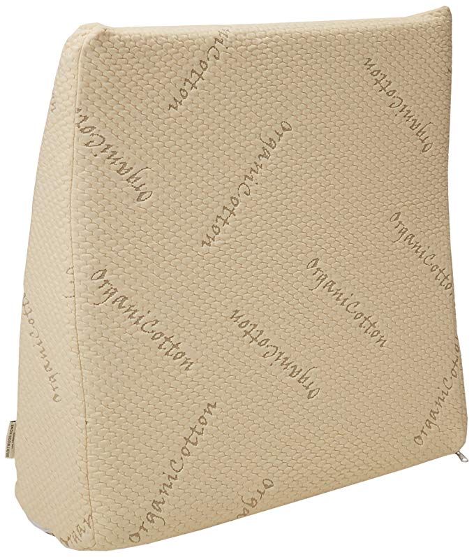 Brentwood Home Pfeiffer Therapeutic Gel Foam Wedge Pillow, Made in USA, 8-inch