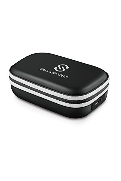 SoundPEATS Charging Case for Bluetooth Headphones Wireless Earphones Portable Battery Charger Case Rechargeable Protective Carrying Case Charge Case for Earbuds With Micro USB Port