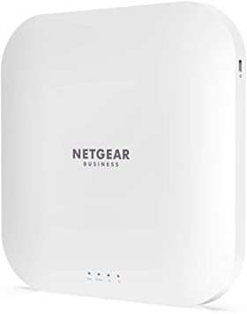 NETGEAR Wireless PoE Access Point (WAX218) - WiFi 6 Dual-Band AX3600 Speed | 1 x 2.5G Ethernet PoE  Port | 802.11ax | WPA3 Security | Create up to 4 Separate Wireless Networks