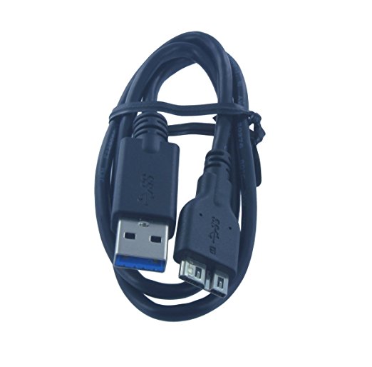 Seagate Original Micro USB 3.0 Cable A to Micro B for Seagate Goflex, Back Up Plus, Expansion Series Portable External Hard Drive