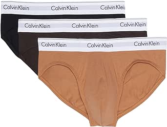 Calvin Klein Modern Cotton Stretch Naturals Hip Brief 3-Pack