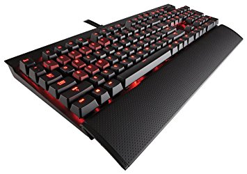 Corsair CH-9000114-NA K70 Mechanical Gaming Keyboard, Backlit Red Led