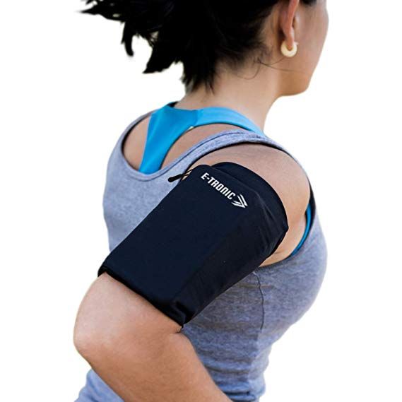 Phone Armband Sleeve: Best Running Sports Arm Band Strap Holder Pouch Case for Exercise Workout Fits iPhone 5S SE 6 6S 7 8 Plus iPod Android Samsung Galaxy S5 S6 S7 S8 Note 4 5 Edge LG HTC Pixel SMALL