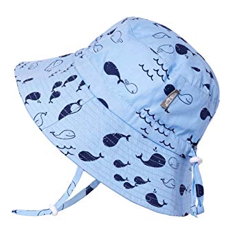 JAN & JUL Baby Sun-Hat, Breathable Cotton with Wide Brim, Adjustable for Growth, Unisex Kids