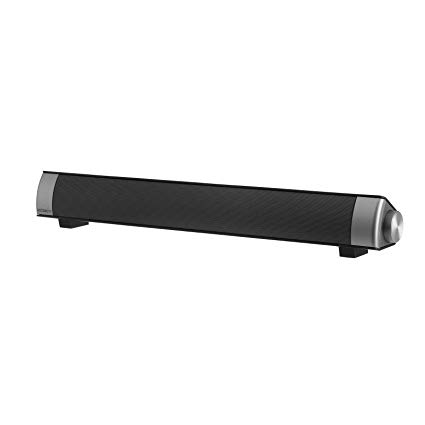 XGODY Lp-08 Soundbar 10W Wired and Wireless Speaker Audio Stereo Long-standby for Smartphones Tablets Projector and Wireless Devices