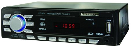 Lepai LP-S60 4 x 25W Desktop Amplifier with Remote/USB/MP3/SD/FM