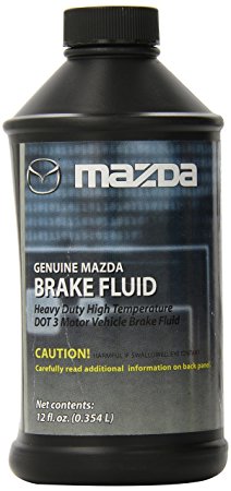 Genuine Mazda Fluid (0000-77-130E-10) DOT-3 Brake Fluid - 12 fl. oz.