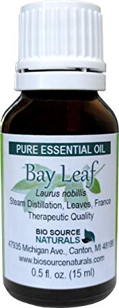 Bay Leaf (Laurus nobilis) Pure Essential Oil 0.5 Fl Oz/15 Ml - Therapeutic Quality - For Aches and Pains