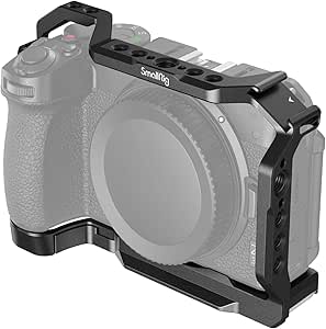 SmallRig Z 30 Cage Camera for Nikon Z 30, Aluminum Alloy Video Vlog Cage with Integrated Cold Shoe, with Quick Release Plate for Arca-Swiss and Locating Holes for ARRI - 3858