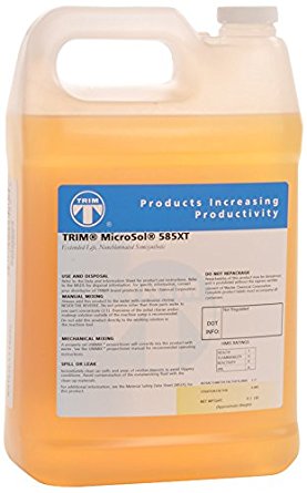 TRIM Cutting & Grinding Fluids MS585XT/1 MicroSol 585XT Nonchlorinated Semisynthetic Microemulsion Coolant, Extended life, 1 gal Jug