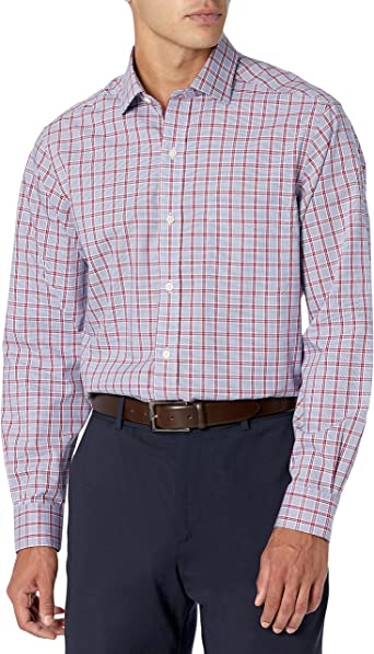 Buttoned Down Men's Classic-Fit Supima Cotton Non-Iron Check Dress Shirt