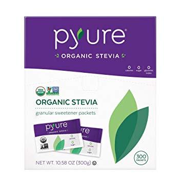 Organic Stevia Packets, Natural Sweetener, 0 Calorie, 300 Count