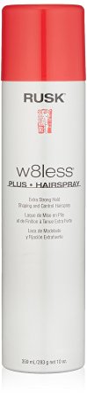 RUSK Designer Collection Weightless Plus Extra Strong Hold Shaping and Control Hairspray, 10 fl. oz.