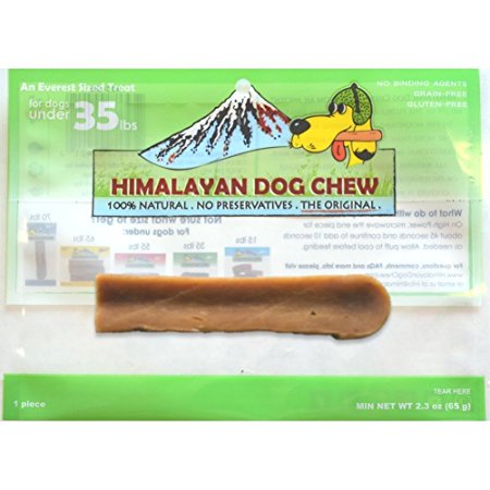 Himalayan Dog Chew, For Dogs Under 35 Pounds, 2.3 Ounces each, (2 Pack)